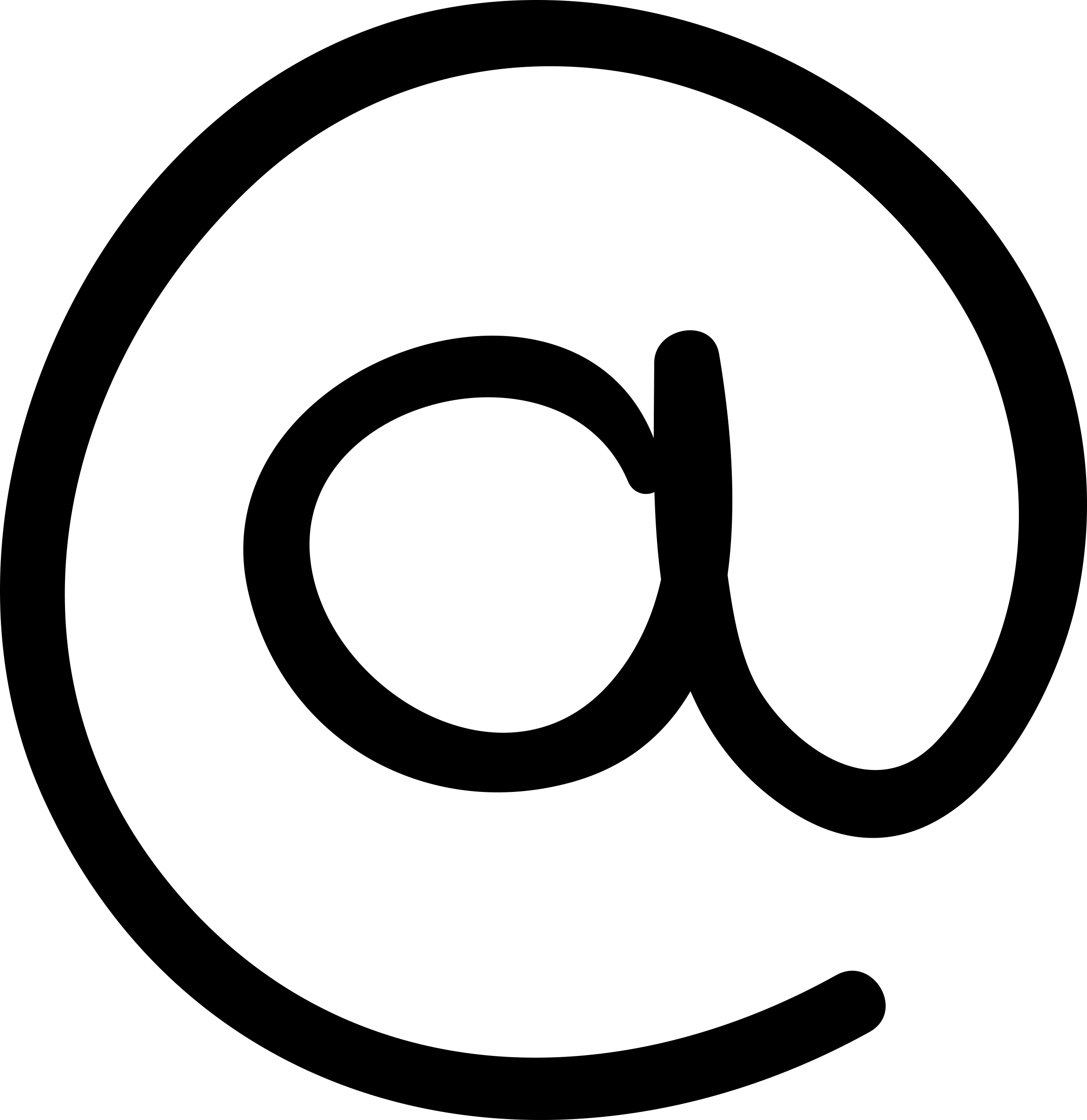 Arroba Hand Drawn Sign Of Email Outline Svg File Free Vectors